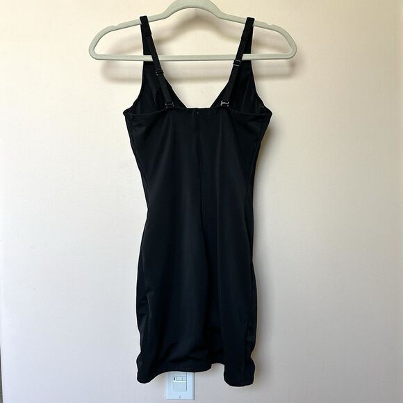 Nancy Ganz Body Slimmers Size 34C Mini Slip Dress Black - Picture 3 of 5